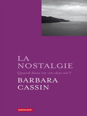 cover image of La Nostalgie